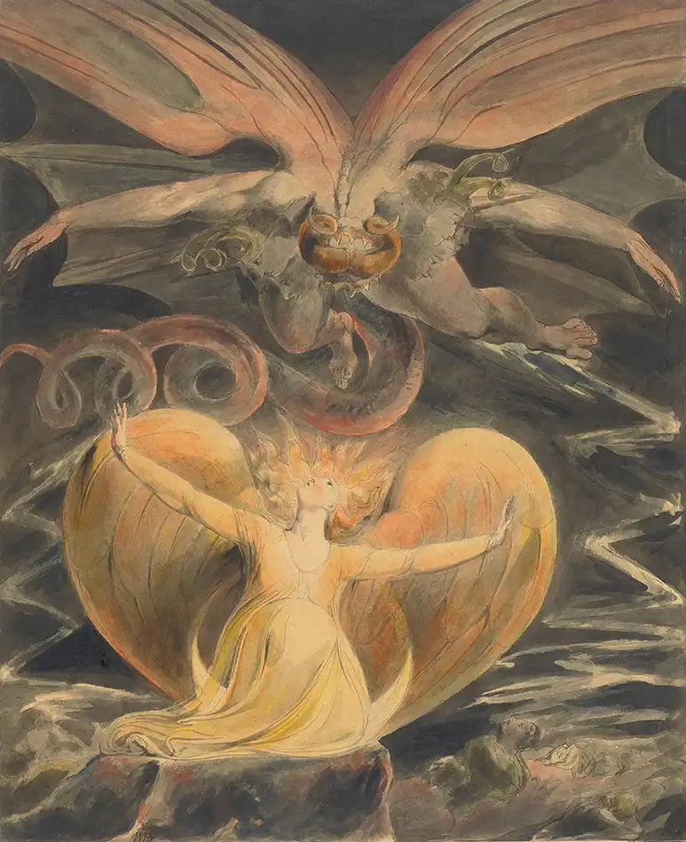 The Great Red Dragon and the Woman Clothed with the Sun